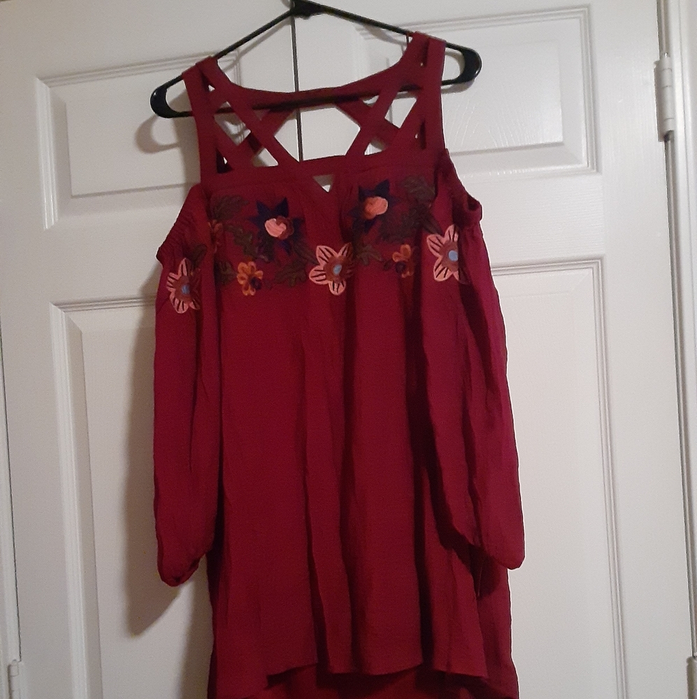 Violetta could shoulder tunic